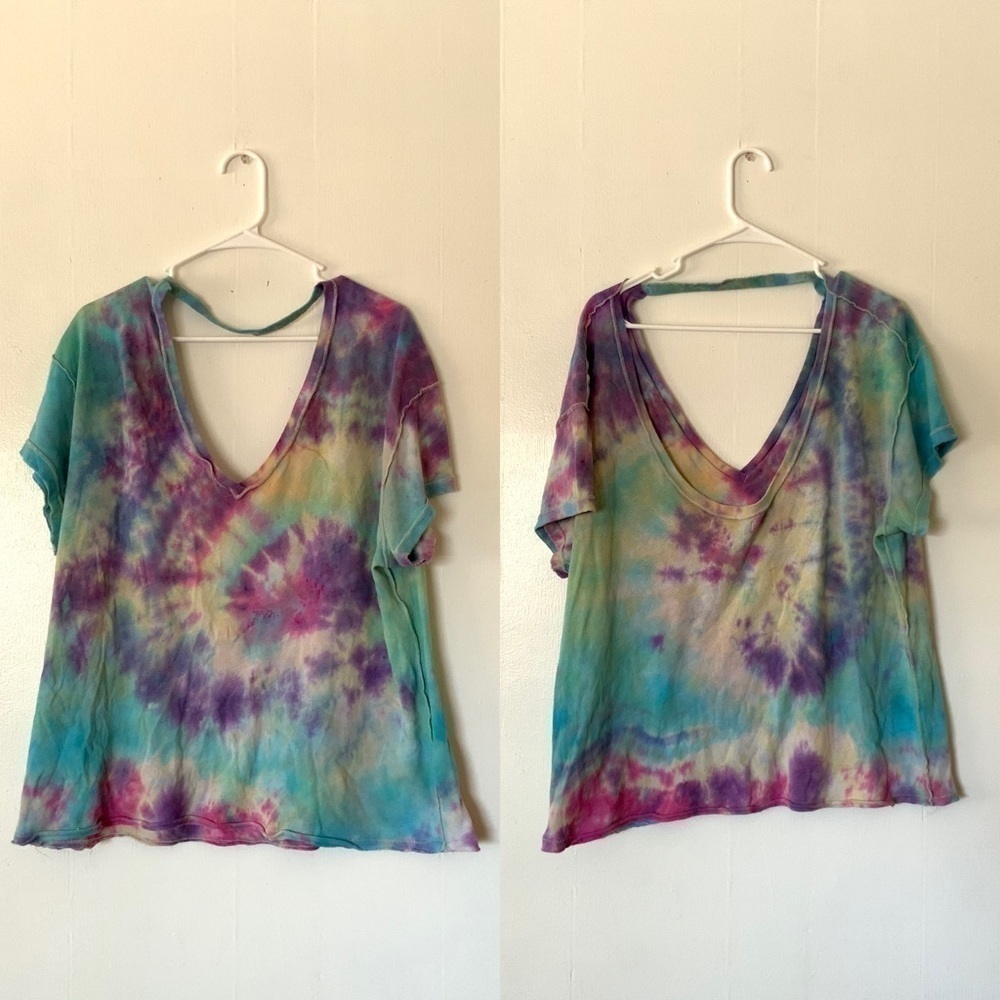 𝅺free People We The Free Oversized Tie Dye T-shirt